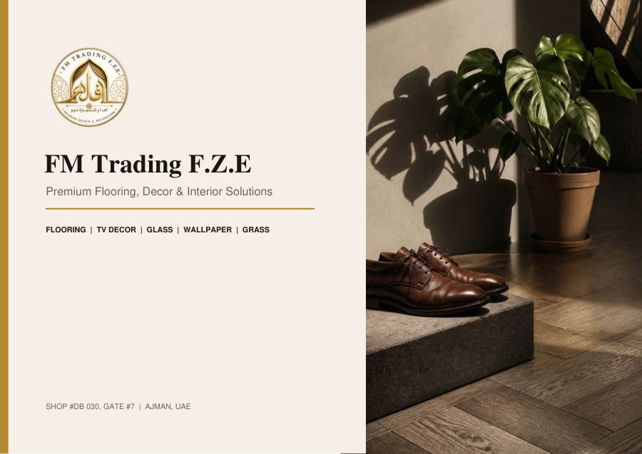 Cover of the FM Trading F.Z.E complete product catalogue