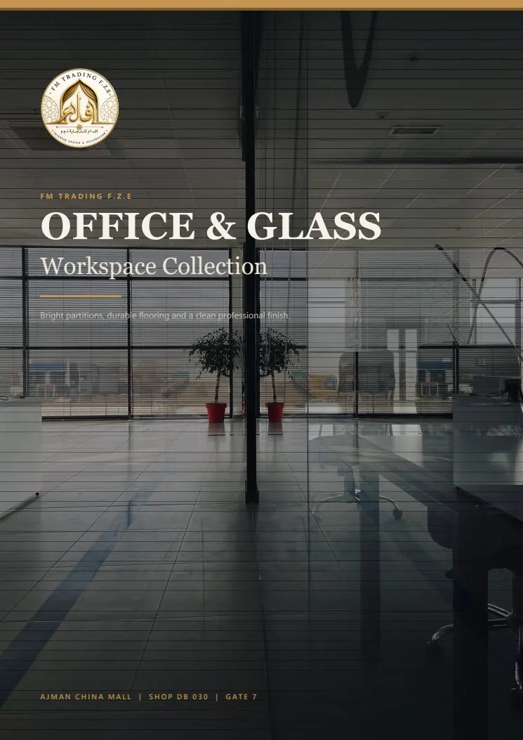 Cover of the FM Trading office and glass collection